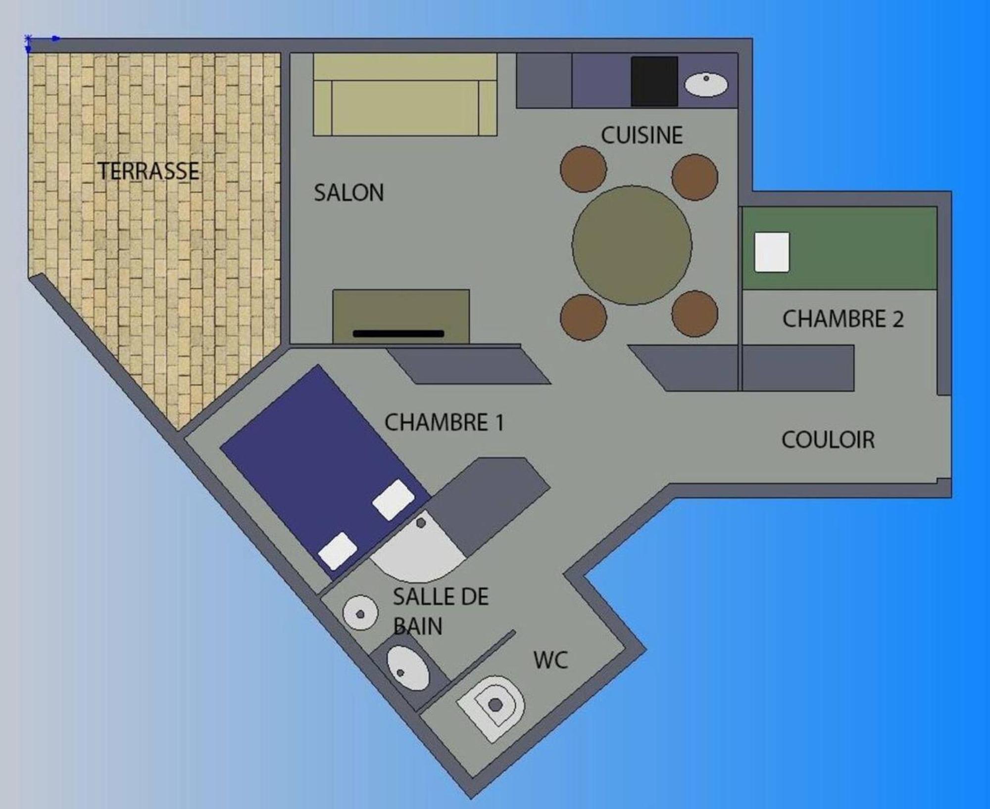 Apartment Coquet A Avec Piscine Partagee / 40 M² Cannes
